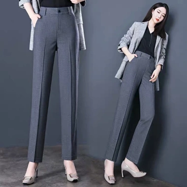 Quần tây baggy Bigsize 40-75kg cạp có đai lưng cao màu đen dài - Vải công sở Vitex 333 giảm giá 94.000₫