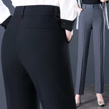 Quần tây baggy Bigsize 40-75kg cạp có đai lưng cao màu đen dài - Vải công sở Vitex 333 giảm giá 94.000₫