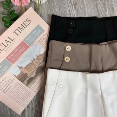 Quần tây baggy công sở nấm lùn eo 58cm - Giá chỉ 99.999 VNĐ, khuyến mãi 125.999 4