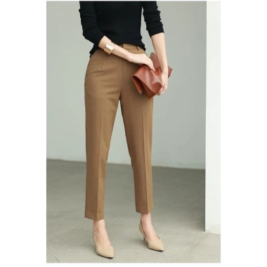 Quần tây baggy công sở nữ cạp cao Bigsize 40-80kg, thanh lịch, đủ màu mã 333, giá ưu đãi 125k
