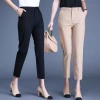 Quần tây baggy công sở nữ cạp cao Bigsize 40-80kg, thanh lịch, đủ màu mã 333, giá ưu đãi 125k 4
