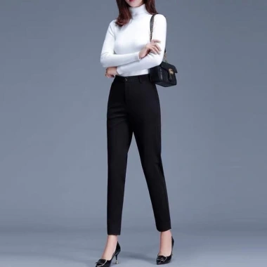Quần tây baggy công sở nữ cạp cao Bigsize 40-80kg, thanh lịch, đủ màu mã 333, giá ưu đãi 125k 7 Quần tây baggy công sở nữ cạp cao Bigsize 40-80kg, thanh lịch, đủ màu mã 333, giá ưu đãi 125k 7