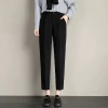 Quần tây baggy cúc đi học nữ, cạp đai lưng cao, dài, vải công sở phối áo sơ mi - Bemyn Store 270.000đ 7