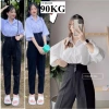 Quần Tây Baggy Lưng Cao Chun Sau Lưng Vải Tuyết Mưa Bigsize 90kg Giá 135k