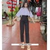 Quần Tây Baggy Lưng Cao Chun Sau Lưng Vải Tuyết Mưa Bigsize 90kg Giá 135k 4