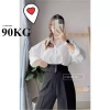 Quần Tây Baggy Lưng Cao Chun Sau Lưng Vải Tuyết Mưa Bigsize 90kg Giá 135k 10