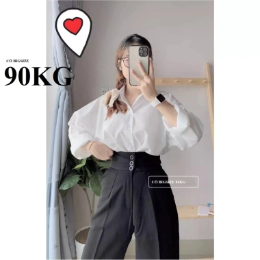Quần Tây Baggy Lưng Cao Chun Sau Lưng Vải Tuyết Mưa Bigsize 90kg Giá 135k 10