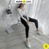 Quần Tây Baggy Nữ 4LOVA Lưng Cạp Cao Đen Trắng - Form Chuẩn, Tôn Dáng Q05 5