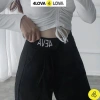 Quần Tây Baggy Nữ 4LOVA Lưng Cạp Cao Đen Trắng - Form Chuẩn, Tôn Dáng Q05 7