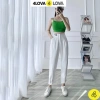 Quần Tây Baggy Nữ 4LOVA Lưng Cạp Cao Đen Trắng - Form Chuẩn, Tôn Dáng Q05 10