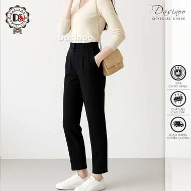Quần Tây Baggy Nữ Cạp Cao Công Sở Lưng Cao - DASINOO H21 Giá 258.000