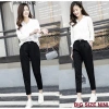 Quần tây baggy nữ cạp có đai lưng cao đen dài - Vải công sở Vitex, giá 89.000₫ 4