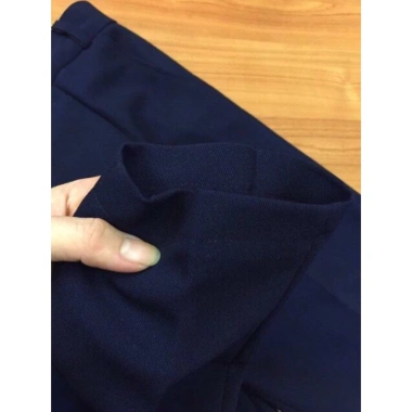 Quần tây baggy nữ cạp có đai lưng cao đen dài - Vải công sở Vitex, giá 89.000₫ 8