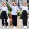 Quần Tây Baggy Nữ Cạp Đai Lưng Cao – Dày Dặn, Phối Đồ Đi Học, Làm, Chơi 3