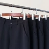 Quần tây baggy nữ đen dài 100cm THOCA HOUSE phù hợp trên 170cm đi làm và đi học 6
