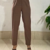 Quần Tây Baggy Nữ Lưng Cao Cạp V Khóa Sau Lưng - Phong Cách Đi Học và Công Sở 7