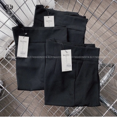 Quần tây baggy nữ lưng cao Ely Fashion ELY211 cúc bấm lệch thanh lịch 245k 4 Quần tây baggy nữ lưng cao Ely Fashion ELY211 cúc bấm lệch thanh lịch 245k 4