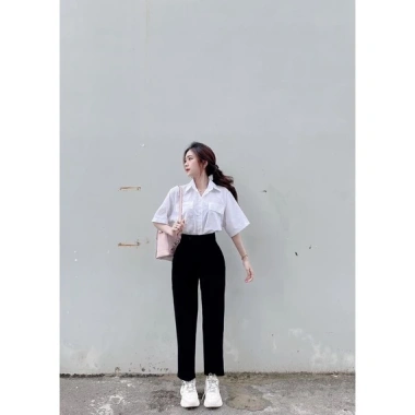 Quần Tây Baggy Nữ MA333 Xinh Đẹp - Thích Hợp Đi Học, Đi Làm Công Sở, Giá 83.000 VND 8 Quần Tây Baggy Nữ MA333 Xinh Đẹp - Thích Hợp Đi Học, Đi Làm Công Sở, Giá 83.000 VND 8