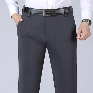 Quần tây BEFOYI dáng suông mỏng lưng cao size lớn thời trang công sở nam 5 Quần tây BEFOYI dáng suông mỏng lưng cao size lớn thời trang công sở nam 5