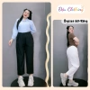 Quần tây bigsize nữ 9 tấc lưng chun khuy cài cotton lạnh công sở - 159k