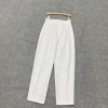 Quần Tây Bigsize Nữ Baggy 9 Tấc Lưng Cao Cạp Chun Phong cách công sở chubby 2