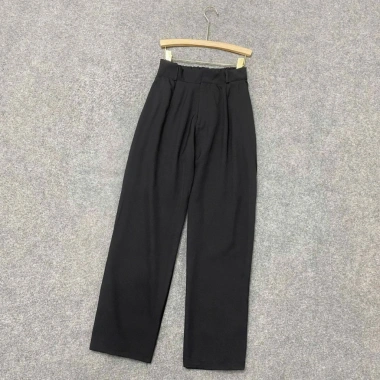 Quần Tây Bigsize Nữ Baggy 9 Tấc Lưng Cao Cạp Chun Phong cách công sở chubby 4 Quần Tây Bigsize Nữ Baggy 9 Tấc Lưng Cao Cạp Chun Phong cách công sở chubby 4
