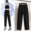 Quần Tây công sở baggy phom rộng, chất xước Hàn, phong cách hiện đại chỉ 160k 3