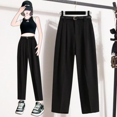 Quần Tây công sở baggy phom rộng, chất xước Hàn, phong cách hiện đại chỉ 160k 6