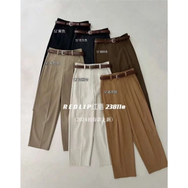 Quần Tây công sở baggy phom rộng, chất xước Hàn, phong cách hiện đại chỉ 160k 7