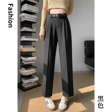 Quần Tây công sở baggy phom rộng, chất xước Hàn, phong cách hiện đại chỉ 160k 9