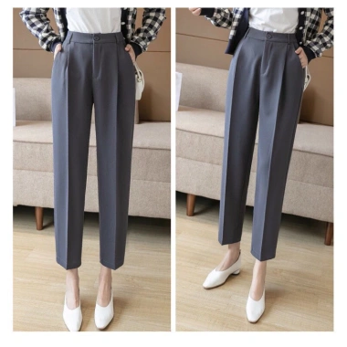 Quần Tây Công Sở BIGSIZE 3A Dáng Baggy Cạp Cao Lưng Chun Siêu Tôn 99k - Ống Đứng, Khóa Trước 5 Quần Tây Công Sở BIGSIZE 3A Dáng Baggy Cạp Cao Lưng Chun Siêu Tôn 99k - Ống Đứng, Khóa Trước 5
