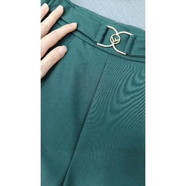 Quần tây công sở cao cấp ống suông, phối khoen, ống rộng - Giá chỉ 238.000₫ (giảm từ 292.740₫)