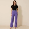 Quần tây công sở cao cấp ống suông, phối khoen, ống rộng - Giá chỉ 238.000₫ (giảm từ 292.740₫) 9