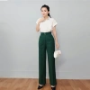Quần tây công sở cao cấp ống suông, phối khoen, ống rộng - Giá chỉ 238.000₫ (giảm từ 292.740₫) 10