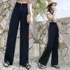Quần Tây Công Sở Madela Ống Rộng Cạp Cao Khoá Trước, Không Cúc, Tôn Dáng Nữ 6