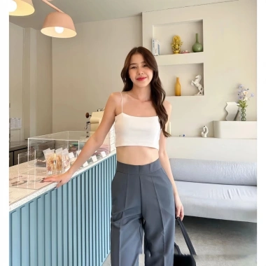 Quần tây công sở nấm lùn, form ống suông lưng cao, khóa kéo vô hình, bigsize - 106.554₫ 10 Quần tây công sở nấm lùn, form ống suông lưng cao, khóa kéo vô hình, bigsize - 106.554₫ 10