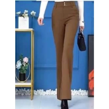 Quần tây công sở nữ bigsize 40-75kg ống vảy loe lưng cao hack dáng đi học, chỉ 125k 7