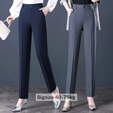 Quần tây công sở nữ bigsize cạp lưng cao liền cực kỳ tôn dáng - Giá 125k giảm ngay 2