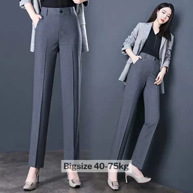 Quần tây công sở nữ bigsize cạp lưng cao liền cực kỳ tôn dáng - Giá 125k giảm ngay 6