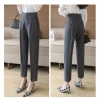 Quần Tây Công Sở Nữ Cúc Cạp Cao Baggy Lưng Cao Tôn Dáng, Co Giãn Nhẹ - Giá 99k 2