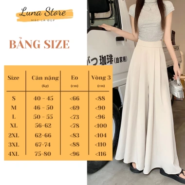 Quần tây công sở nữ LUNA M086 ống suông lưng cao - Giá chỉ 105.728₫, giảm mạnh