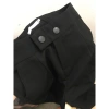 Quần tây công sở nữ lưng cao baggy ống đứng vải tuyết mưa đen 2 khuy lệch 79.000₫ 7