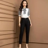 Quần tây công sở nữ lưng cao, khóa sườn, dáng baggy, vải tuyết mưa mềm, phối đai xinh 6