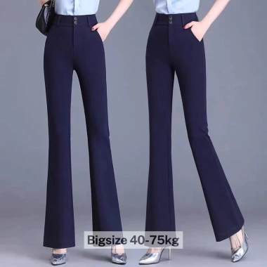 Quần tây công sở nữ ống loe lưng cao bigsize 40-75kg mã 555 Giá ưu đãi 125k 3