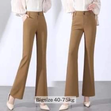 Quần tây công sở nữ ống loe lưng cao bigsize 40-75kg mã 555 Giá ưu đãi 125k 6