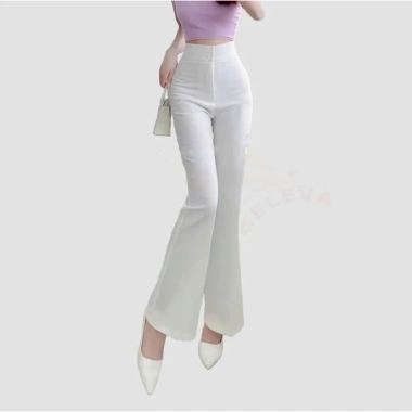 Quần tây công sở nữ ống loe lưng cao, size lớn 40-75kg, tôn dáng, giá 125.000₫ 9
