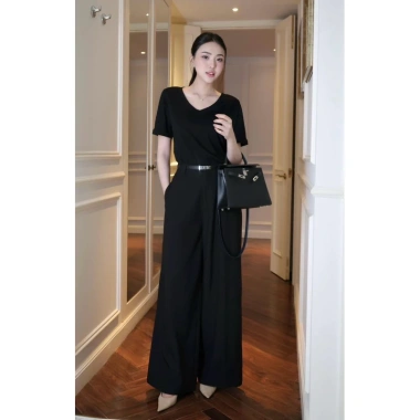 Quần tây công sở ống xuông rộng 102cm, lưng cao, chất cheo Ý, không nặn, size đầy đủ, chỉ 364.000đ