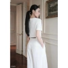 Quần tây công sở ống xuông rộng 102cm, lưng cao, chất cheo Ý, không nặn, size đầy đủ, chỉ 364.000đ 9