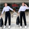 Quần Tây Đi Học Chun Sau Vải Tuyết Mưa Dây Kéo Bên Sườn Bigsize 83kg Giá 115k
