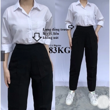 Quần Tây Đi Học Chun Sau Vải Tuyết Mưa Dây Kéo Bên Sườn Bigsize 83kg Giá 115k 3 Quần Tây Đi Học Chun Sau Vải Tuyết Mưa Dây Kéo Bên Sườn Bigsize 83kg Giá 115k 3